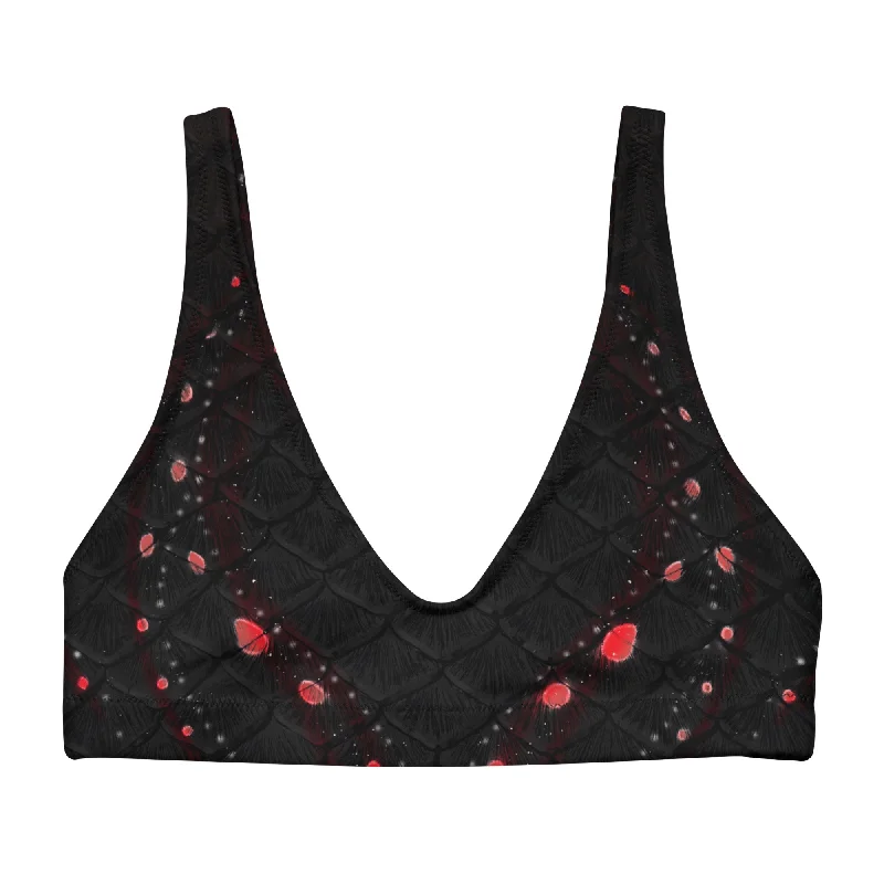 Long - line bikini top for added support and a fashionable lookDark Tide Recycled Padded Bikini Top Long - line bikini top for added support and a fashionable lookDark Tide Recycled Padded Bikini Top