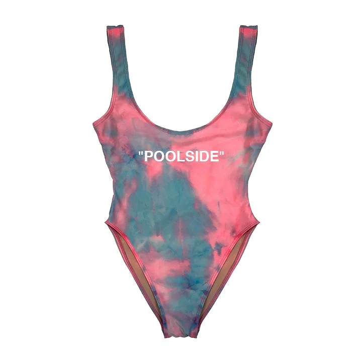 Plus Size Women's Wrap - Style One - Pieces in Burgundy with Belt for a Figure - Flattering Option"POOLSIDE" [SWIMSUIT]