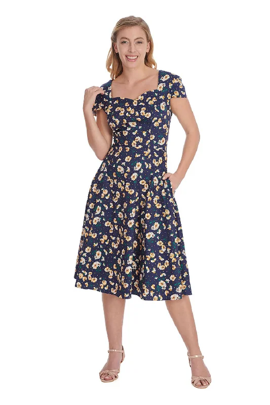 Plus size lace - detailed wedding guest dressWildflower Fit & Flare Dress