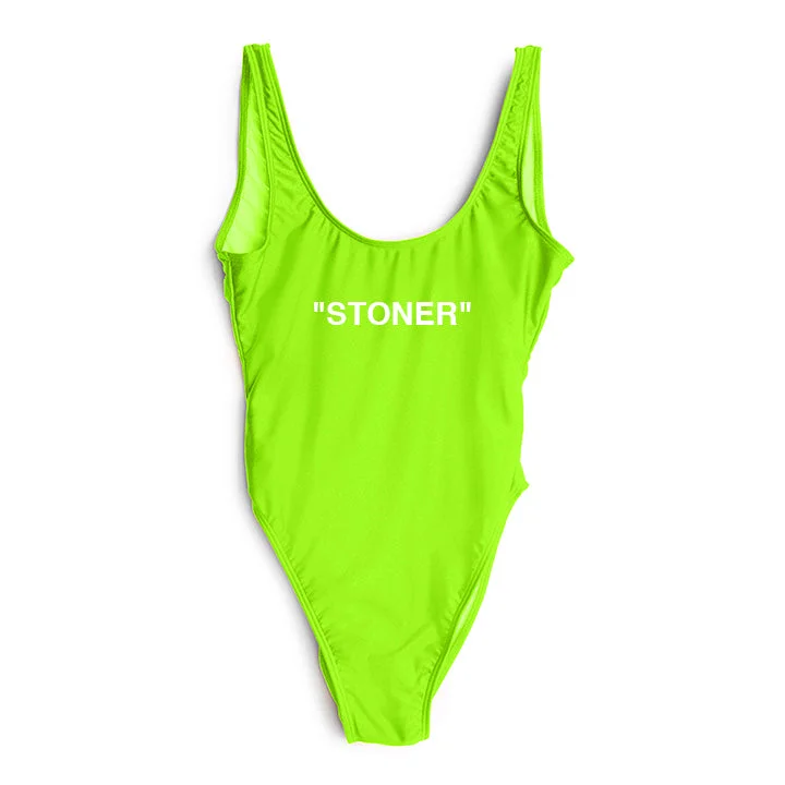 Plus Size Women's Animal Print One - Pieces in Leopard for a Bold and Trendy Statement"STONER"  [SWIMSUIT]
