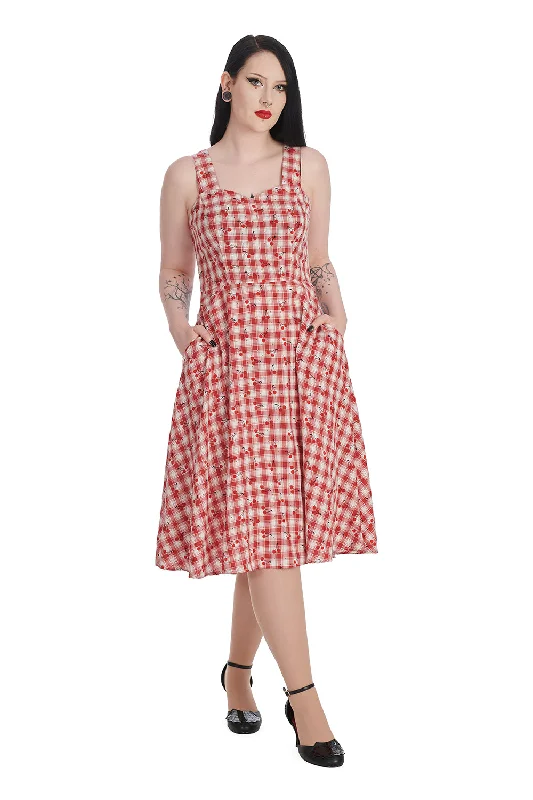 Plus size lace - detailed wedding guest dressSweet Cherry Dress