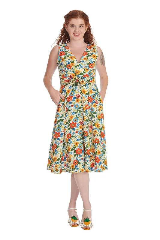 Plus size button - front denim dress for a casual and durable optionWild Garden Dress Plus size button - front denim dress for a casual and durable optionWild Garden Dress