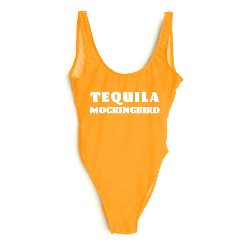 Women's Velvet One - Pieces in Emerald Green for a Luxurious and Sophisticated OccasionTEQUILA MOCKINGBIRD // NEW FONT [SWIMSUIT]