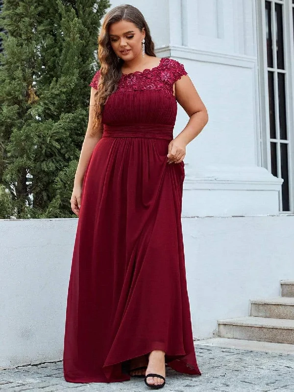 Plus size sequined party dress for a glamorous night outPlus Size Elegant Maxi Long Lace Cap Sleeve Bridesmaid Dress Plus size sequined party dress for a glamorous night outPlus Size Elegant Maxi Long Lace Cap Sleeve Bridesmaid Dress