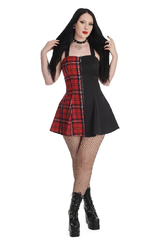 Plus size A - line cocktail dress with a flattering silhouetteNess Half And Half Dress Plus size A - line cocktail dress with a flattering silhouetteNess Half And Half Dress