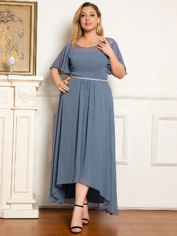 Plus size bodycon dress with stretchy fabric for confidencePlus Size Women's Casual Boat Neck A-Line Midi Dress with Asymmetrical Hems Plus size bodycon dress with stretchy fabric for confidencePlus Size Women's Casual Boat Neck A-Line Midi Dress with Asymmetrical Hems