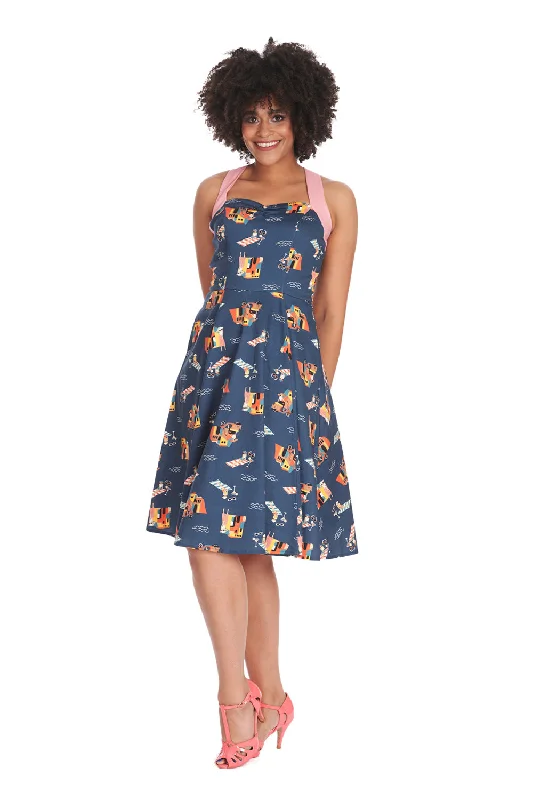 Plus size A - line cocktail dress with a flattering silhouettePortofino Living Swing Dress Plus size A - line cocktail dress with a flattering silhouettePortofino Living Swing Dress