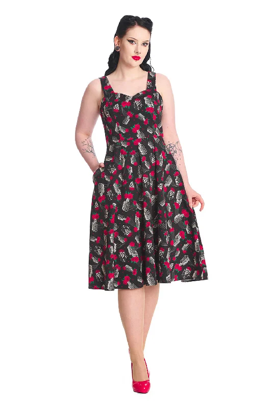 Plus size tropical - themed sundress for a sunny dayNashville Sweetheart Dress