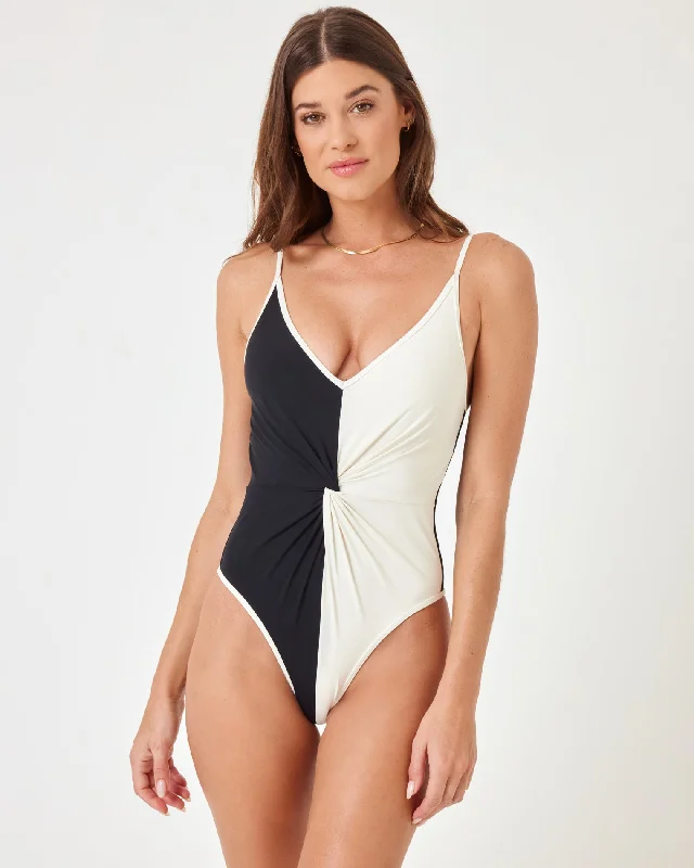 Women's Strapless One - Pieces in Royal Blue with Beaded Accents for a Formal EventDevi One Piece - Black-Cream Women's Strapless One - Pieces in Royal Blue with Beaded Accents for a Formal EventDevi One Piece - Black-Cream