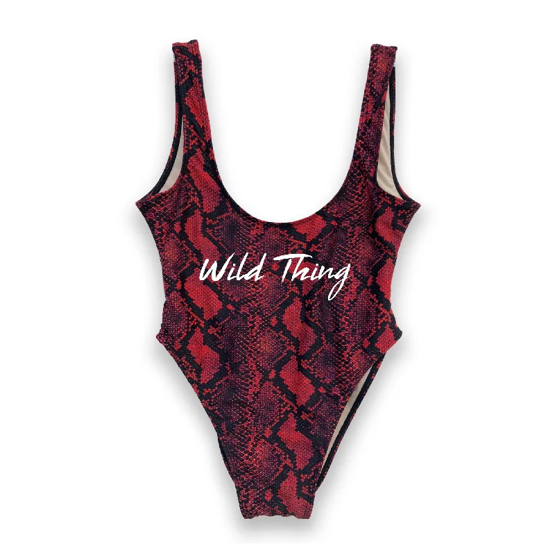 Women's Long - Sleeve Turtleneck One - Pieces in Navy for a Sophisticated Winter EnsembleWILD THING [SWIMSUIT]