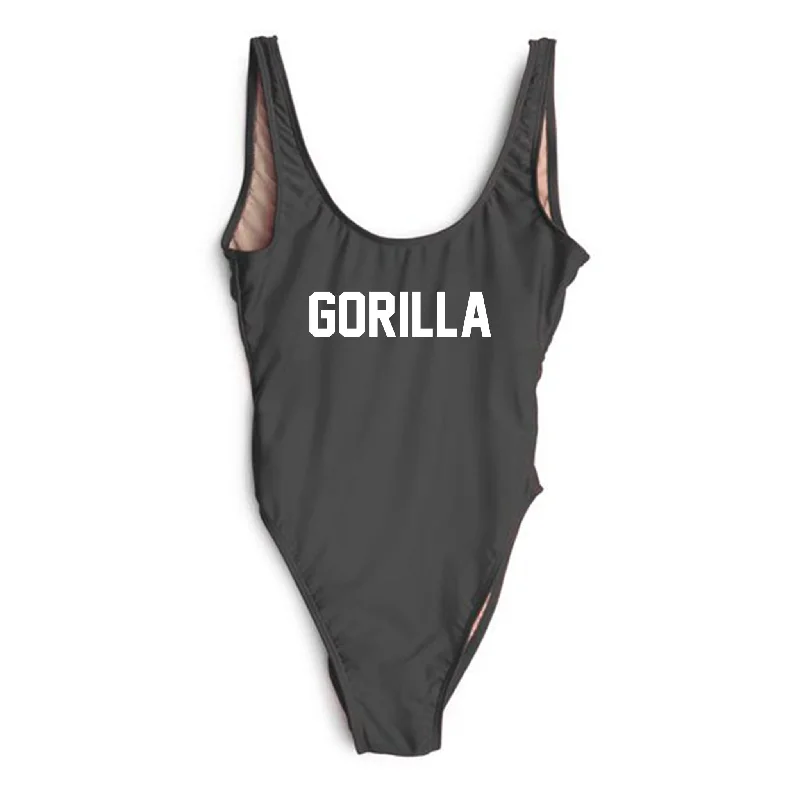 Women's Long - Sleeve Turtleneck One - Pieces in Navy for a Sophisticated Winter EnsembleGORILLA [SWIMSUIT]