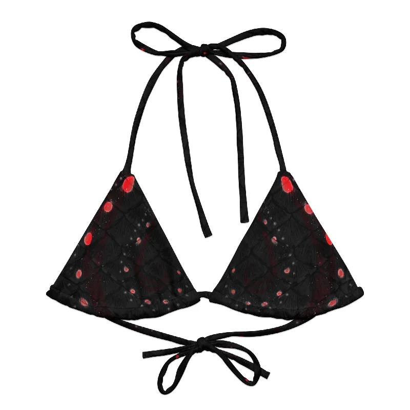 UV - protection bikini for safe sun exposure during beach daysDark Tide String Bikini Top UV - protection bikini for safe sun exposure during beach daysDark Tide String Bikini Top
