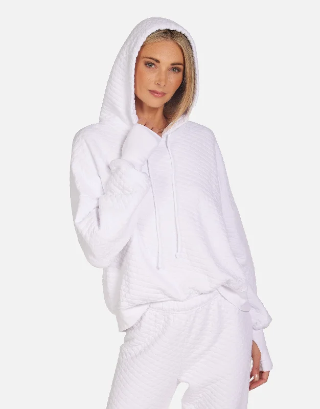 Plus Size Women Long Sleeve Top for a Flattering and Comfortable FitErnie Quilted Hoodie Plus Size Women Long Sleeve Top for a Flattering and Comfortable FitErnie Quilted Hoodie