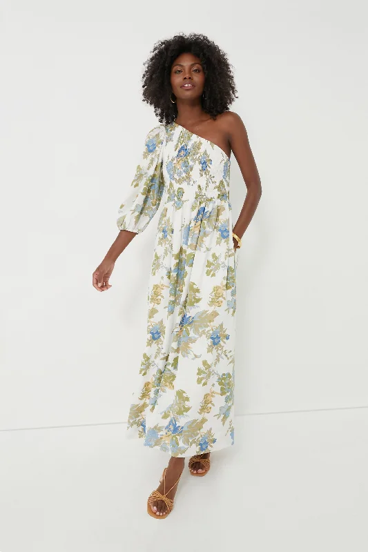 Midi dresses with bow accents for a sweet and charming look Ivory Escala Floral Anha Maxi Dress Midi dresses with bow accents for a sweet and charming look Ivory Escala Floral Anha Maxi Dress
