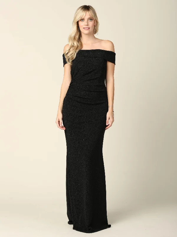 Maternity dress for a baby's first visit to the art gallery Long Off Shoulder Metallic Fitted Formal Dress Maternity dress for a baby's first visit to the art gallery Long Off Shoulder Metallic Fitted Formal Dress