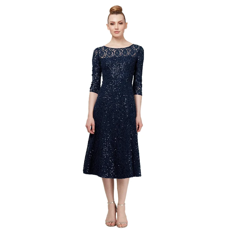 Maternity dress for a mountain getaway SL Fashions 9119133 Short Sequined Lace Evening Dress Maternity dress for a mountain getaway SL Fashions 9119133 Short Sequined Lace Evening Dress
