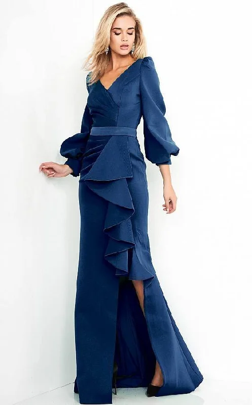 Maternity denim dress for a casual vibe Jovani 04841 Long Sleeve Mother of the Bride Dress Maternity denim dress for a casual vibe Jovani 04841 Long Sleeve Mother of the Bride Dress