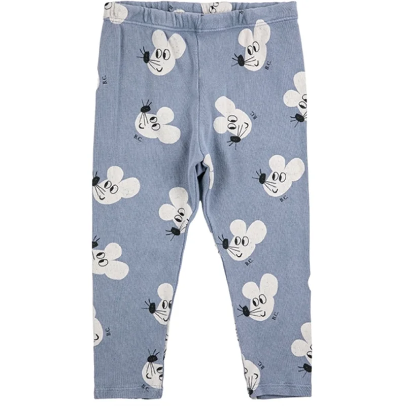 Women's Tight Trousers with Rhinestone Embellishments in Silver for a Sparkly LookBobo Choses Blue Mouse Leggings AOP Women's Tight Trousers with Rhinestone Embellishments in Silver for a Sparkly LookBobo Choses Blue Mouse Leggings AOP