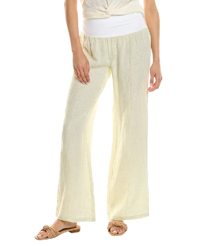 Plus Size Women's Stretch Cotton Tight Trousers in Navy for Comfortable Everyday WearHIHO Marigot Roll Down Linen Pant Plus Size Women's Stretch Cotton Tight Trousers in Navy for Comfortable Everyday WearHIHO Marigot Roll Down Linen Pant