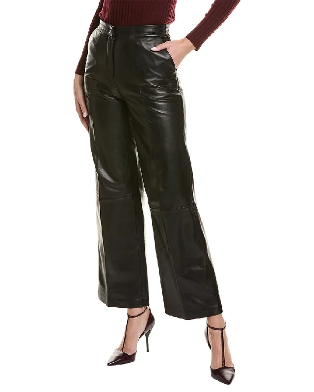 Women's Seamless Compression Tight Trousers in Gray for Fitness and Yoga SessionsLAMARQUE Simco Leather Pant Women's Seamless Compression Tight Trousers in Gray for Fitness and Yoga SessionsLAMARQUE Simco Leather Pant