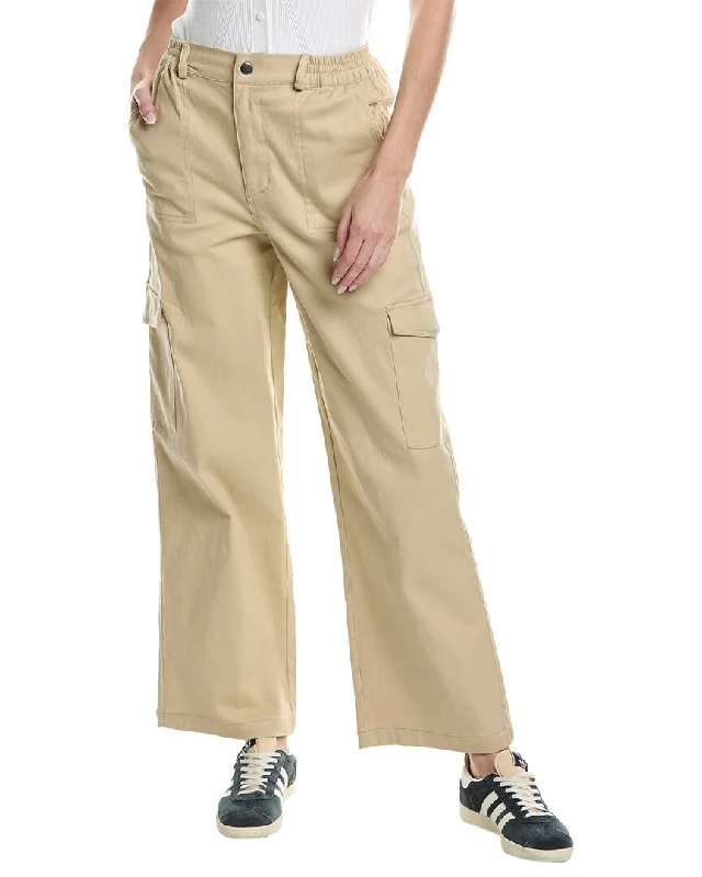 Plus Size Women's Sheer Tight Trousers in Nude for a Subtle and Stylish StatementLea & Viola Twill Cargo Pant Plus Size Women's Sheer Tight Trousers in Nude for a Subtle and Stylish StatementLea & Viola Twill Cargo Pant