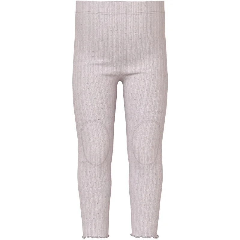 Women's Faux Leather Tight Trousers with Studded Details in Brown for an Edgy StyleName It Lilac Ash Wossa Uld/Silke Rib Leggings Women's Faux Leather Tight Trousers with Studded Details in Brown for an Edgy StyleName It Lilac Ash Wossa Uld/Silke Rib Leggings