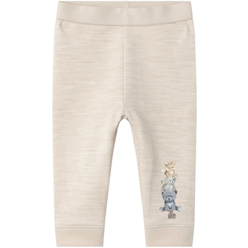 Plus Size Women's Sheer Tight Trousers in Nude for a Subtle and Stylish StatementName it Peyote Melange Wup Wool Leggings Plus Size Women's Sheer Tight Trousers in Nude for a Subtle and Stylish StatementName it Peyote Melange Wup Wool Leggings