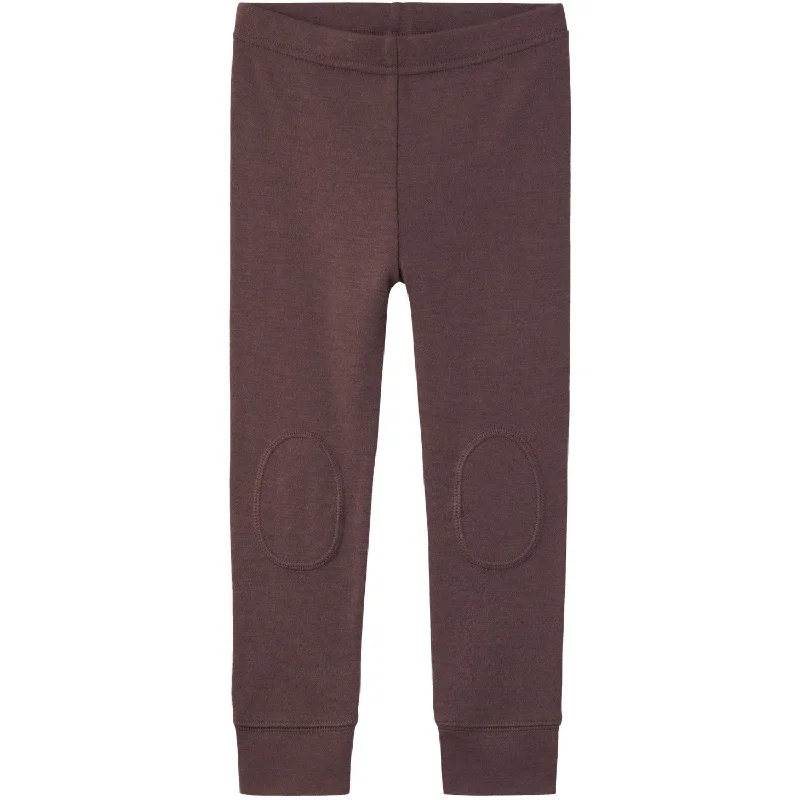Women's Velvet Tight Trousers in Burgundy for a Luxurious and Elegant AppearanceName It Sparrow Willit Uld Leggings Women's Velvet Tight Trousers in Burgundy for a Luxurious and Elegant AppearanceName It Sparrow Willit Uld Leggings