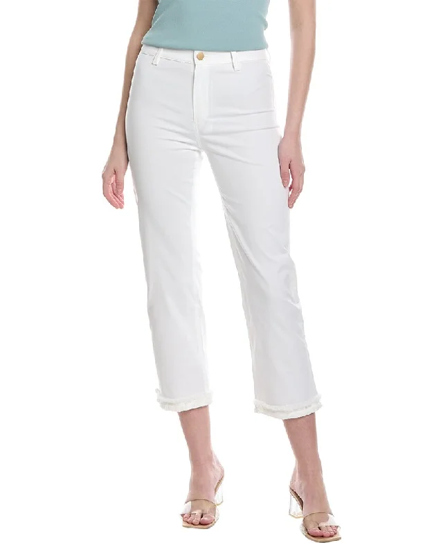Women's Tight Trousers with Elastic Waistband in Black for Easy and Comfortable WearS Max Mara Tracy White Jean Women's Tight Trousers with Elastic Waistband in Black for Easy and Comfortable WearS Max Mara Tracy White Jean