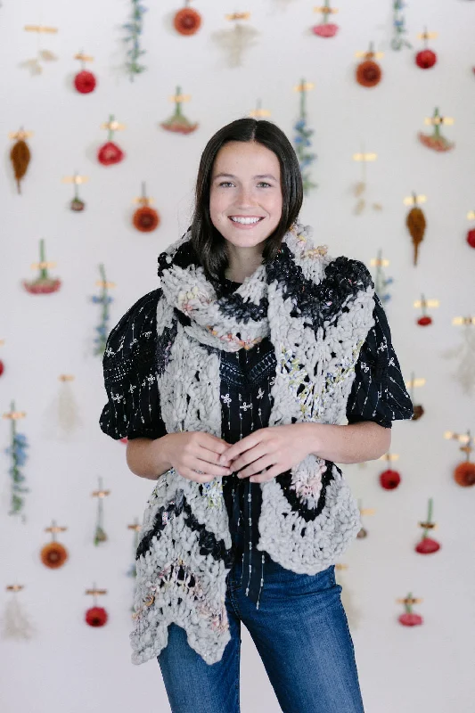 High - Low Hem Women's Cashmere - Blended SweatersCropped Women Sweater to Pair with High - Waisted BottomsAnnabell Scarf Pattern High - Low Hem Women's Cashmere - Blended SweatersCropped Women Sweater to Pair with High - Waisted BottomsAnnabell Scarf Pattern