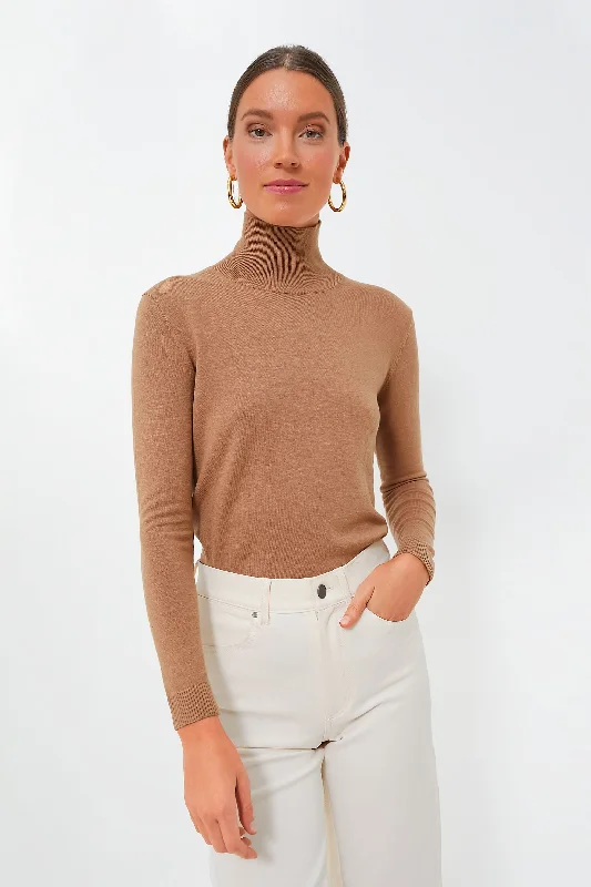 Plus Size Women's Embroidered Sweaters in Ethnic StylesOrganic Cotton Women Sweater for an Eco - Friendly ChoiceCamel Kiku Turtleneck Plus Size Women's Embroidered Sweaters in Ethnic StylesOrganic Cotton Women Sweater for an Eco - Friendly ChoiceCamel Kiku Turtleneck
