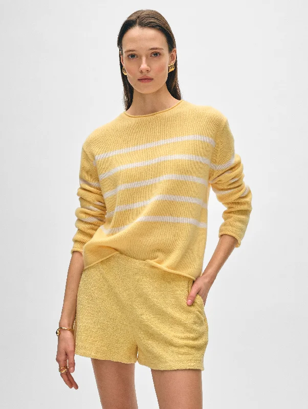 Plus Size Women's Embroidered Sweaters in Ethnic StylesOrganic Cotton Women Sweater for an Eco - Friendly ChoiceCashmere Striped Roll Trim Crewneck Plus Size Women's Embroidered Sweaters in Ethnic StylesOrganic Cotton Women Sweater for an Eco - Friendly ChoiceCashmere Striped Roll Trim Crewneck