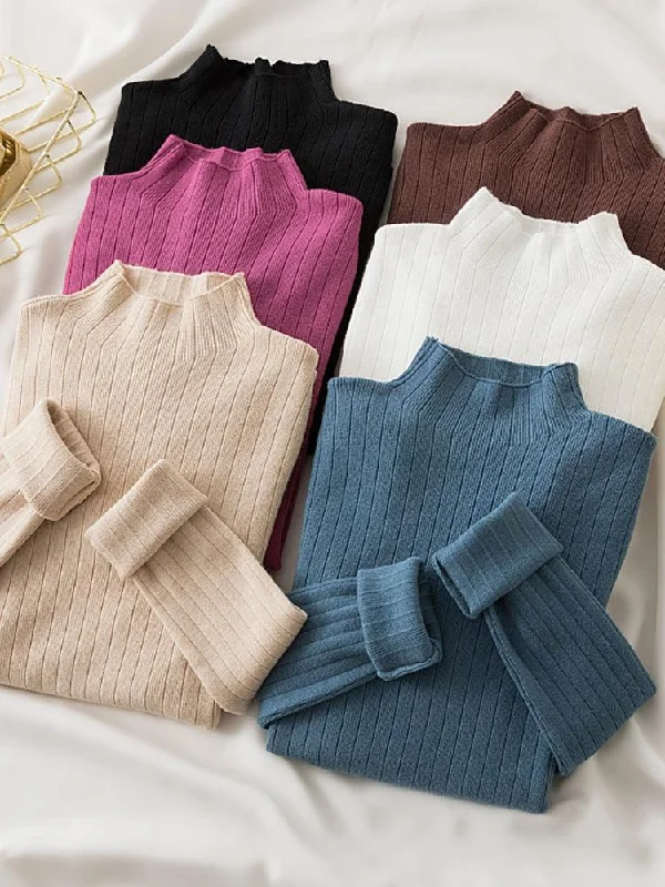 Plus Size Women's Sequined Sweaters for Special OccasionsButton - Down Women Sweater for a Versatile LookCharming Turtleneck Knitwear Plus Size Women's Sequined Sweaters for Special OccasionsButton - Down Women Sweater for a Versatile LookCharming Turtleneck Knitwear