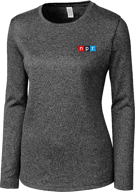 Sequined Women T Shirt for a Sparkly Night OutClique Ladies Charge Active Long Sleeve Tee Sequined Women T Shirt for a Sparkly Night OutClique Ladies Charge Active Long Sleeve Tee