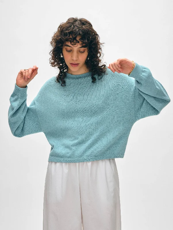 High - Low Hem Women's Cashmere - Blended SweatersCropped Women Sweater to Pair with High - Waisted BottomsCotton Linen Drop Shoulder Sweater High - Low Hem Women's Cashmere - Blended SweatersCropped Women Sweater to Pair with High - Waisted BottomsCotton Linen Drop Shoulder Sweater