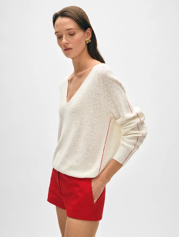 Plus Size Women's Oversized Chunky Knit SweatersOversized Women Sweater for a Cozy and Fashionable LookCotton Linen Tipped V Neck Plus Size Women's Oversized Chunky Knit SweatersOversized Women Sweater for a Cozy and Fashionable LookCotton Linen Tipped V Neck