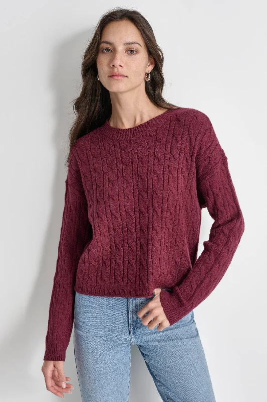 Sleeveless Women's Silk - Trimmed Sweaters for SummerLong - Sleeve Women Sweater with Ribbed CuffsCREW NECK SWEATER Sleeveless Women's Silk - Trimmed Sweaters for SummerLong - Sleeve Women Sweater with Ribbed CuffsCREW NECK SWEATER