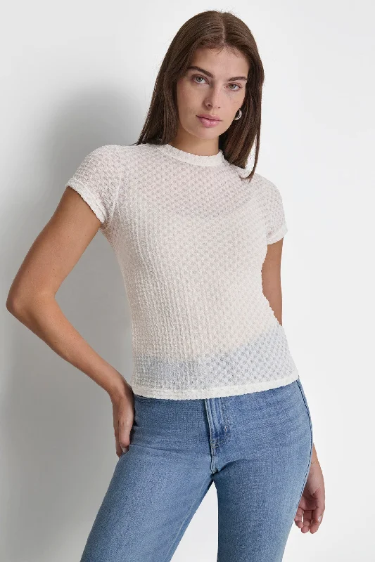Sleeveless Women's Silk - Trimmed Sweaters for SummerLong - Sleeve Women Sweater with Ribbed CuffsPEBBLE LACE TOP Sleeveless Women's Silk - Trimmed Sweaters for SummerLong - Sleeve Women Sweater with Ribbed CuffsPEBBLE LACE TOP
