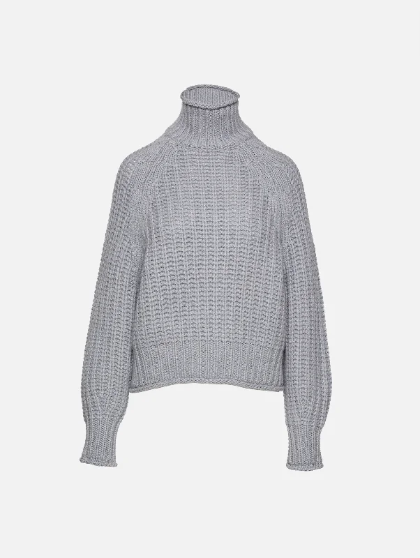 Plus Size Women's Side - Slit Sweaters in Bold SolidsSequin - Embellished Women Sweater for Special OccasionsEllis Hand Knit Turtleneck Top Plus Size Women's Side - Slit Sweaters in Bold SolidsSequin - Embellished Women Sweater for Special OccasionsEllis Hand Knit Turtleneck Top