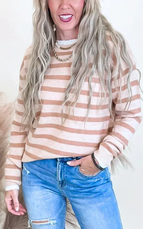 Cropped Women's Angora Blend Sweaters for a Trendy LookPlus - Size Women Sweater with a Flattering FitGolden Stripe Sweater Cropped Women's Angora Blend Sweaters for a Trendy LookPlus - Size Women Sweater with a Flattering FitGolden Stripe Sweater