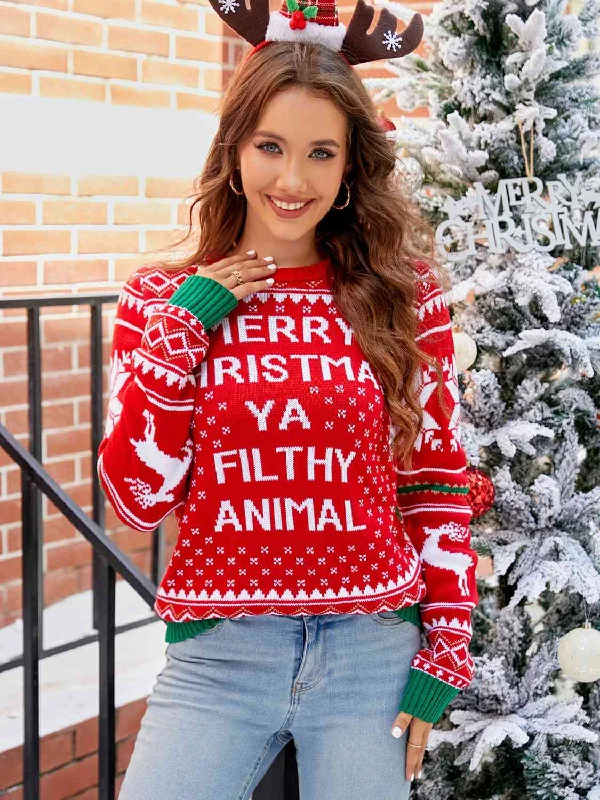 Open - Front Women's Cardigan - Style Mohair SweatersOpen - Front Women Sweater for Easy LayeringLetter Graphic Round Neck Long Sleeve Sweater Open - Front Women's Cardigan - Style Mohair SweatersOpen - Front Women Sweater for Easy LayeringLetter Graphic Round Neck Long Sleeve Sweater