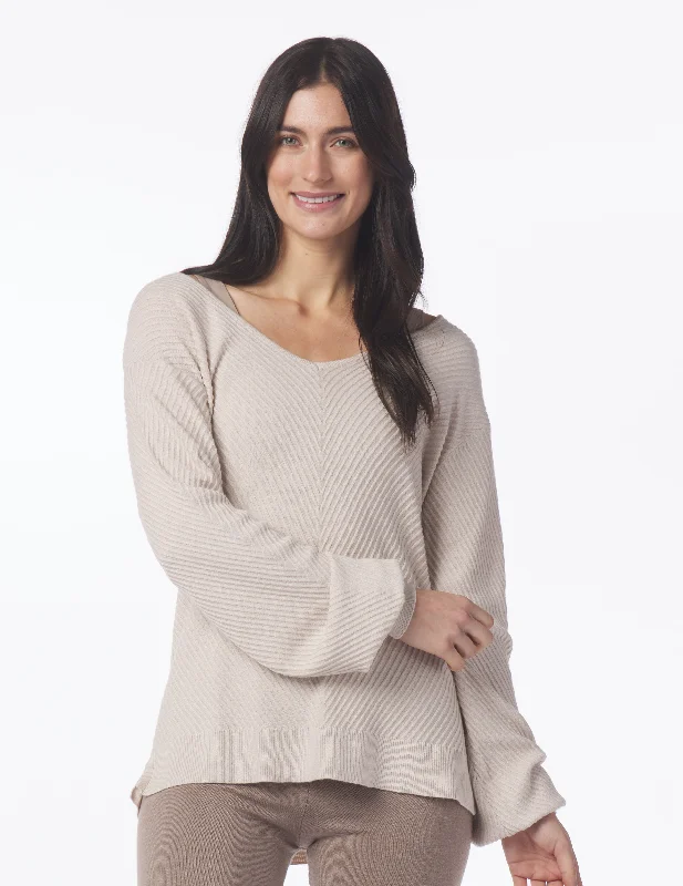 Mock Neck Women's Alpaca Wool Sweaters in Earth TonesColor - Blocked Women Sweater for a Bold Fashion StatementLuxury Rib Sweater: Oatmilk Mock Neck Women's Alpaca Wool Sweaters in Earth TonesColor - Blocked Women Sweater for a Bold Fashion StatementLuxury Rib Sweater: Oatmilk