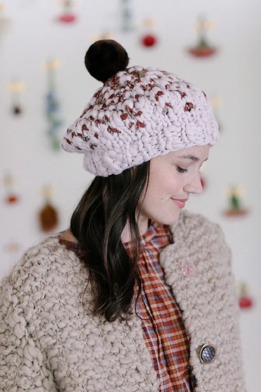Cropped Women's Angora Blend Sweaters for a Trendy LookPlus - Size Women Sweater with a Flattering FitPixelated Beret Pattern Cropped Women's Angora Blend Sweaters for a Trendy LookPlus - Size Women Sweater with a Flattering FitPixelated Beret Pattern