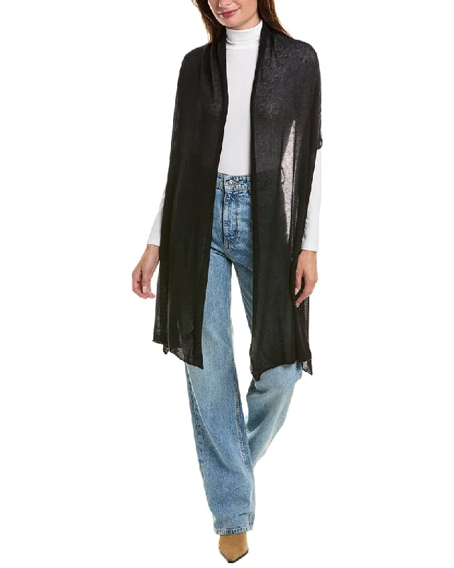 Plus Size Women's Side - Slit Sweaters in Bold SolidsSequin - Embellished Women Sweater for Special OccasionsPortolano Flat Jersey Oblong Silk & Cashmere-Blend Wrap Plus Size Women's Side - Slit Sweaters in Bold SolidsSequin - Embellished Women Sweater for Special OccasionsPortolano Flat Jersey Oblong Silk & Cashmere-Blend Wrap