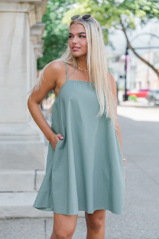 Shift Women Dress with a Simple and Classic Design for Everyday WearAfter All This Time Olive Solid Mini Dress Shift Women Dress with a Simple and Classic Design for Everyday WearAfter All This Time Olive Solid Mini Dress
