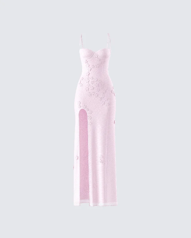 Sheath Women Dress with a Tailored Fit for a Professional LookAstoria Pink Floral Maxi Dress Sheath Women Dress with a Tailored Fit for a Professional LookAstoria Pink Floral Maxi Dress