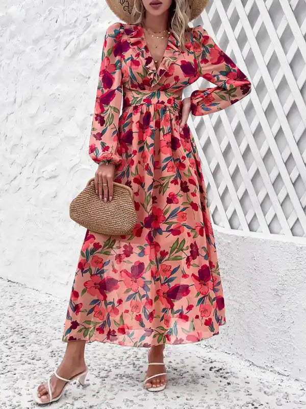 Lace - Embellished Women Dress for an Elegant and Sophisticated Appearance Lace - Embellished Women Dress for an Elegant and Sophisticated Appearance New women’s V-neck ruffled waist hollow holiday casual printed dress Lace - Embellished Women Dress for an Elegant and Sophisticated Appearance Lace - Embellished Women Dress for an Elegant and Sophisticated Appearance New women’s V-neck ruffled waist hollow holiday casual printed dress