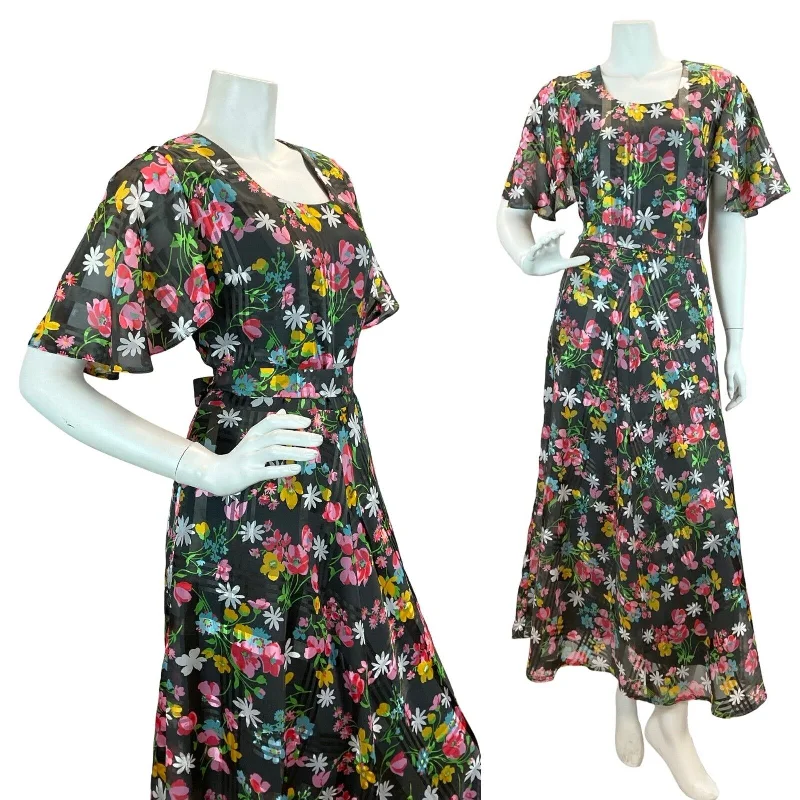 Lace - Embellished Women Dress for an Elegant and Sophisticated Appearance Lace - Embellished Women Dress for an Elegant and Sophisticated Appearance VTG 70S FLORAL DAISY BLACK PINK YELLOW BLUE FLUTTER SLEEVE BELTED MAXI DRESS 12 Lace - Embellished Women Dress for an Elegant and Sophisticated Appearance Lace - Embellished Women Dress for an Elegant and Sophisticated Appearance VTG 70S FLORAL DAISY BLACK PINK YELLOW BLUE FLUTTER SLEEVE BELTED MAXI DRESS 12