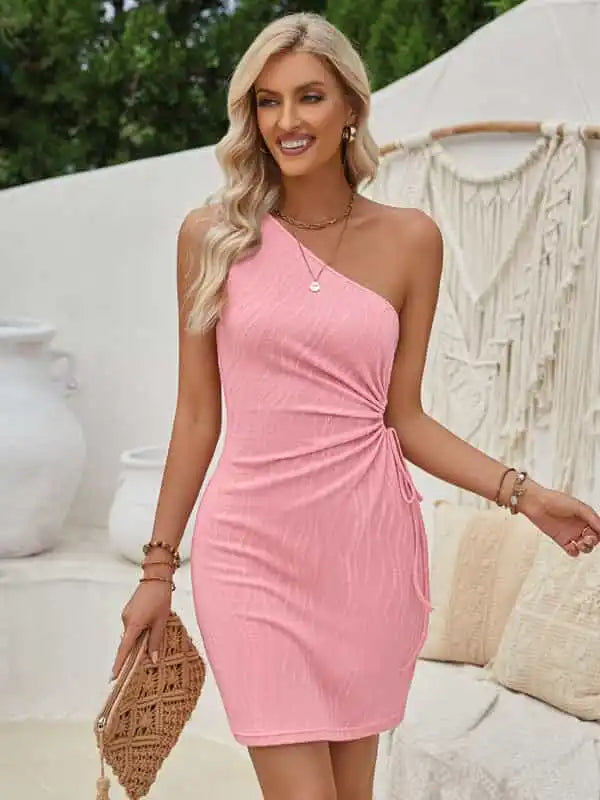 Sleeveless Women Dress in Bright Colors for Summer Parties Sleeveless Women Dress in Bright Colors for Summer Parties Waist cutout sleeveless short dress Sleeveless Women Dress in Bright Colors for Summer Parties Sleeveless Women Dress in Bright Colors for Summer Parties Waist cutout sleeveless short dress