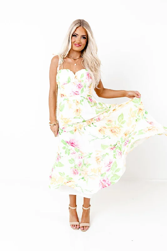 Backless Women Dress for a Sexy and Alluring Look at Evening EventsBelieve In Love Floral Midi Backless Women Dress for a Sexy and Alluring Look at Evening EventsBelieve In Love Floral Midi